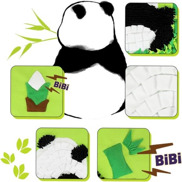 29.52" Square Interactive Dog Sniffing Mat, Enrichment Dog Feeding Mat - Picture 3 of 6